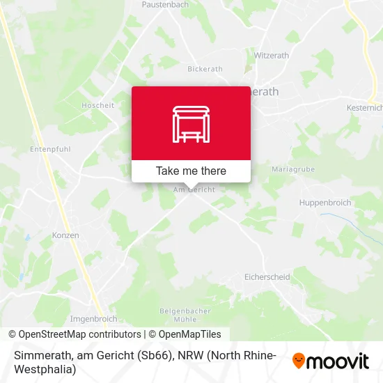 Карта Simmerath, am Gericht (Sb66)