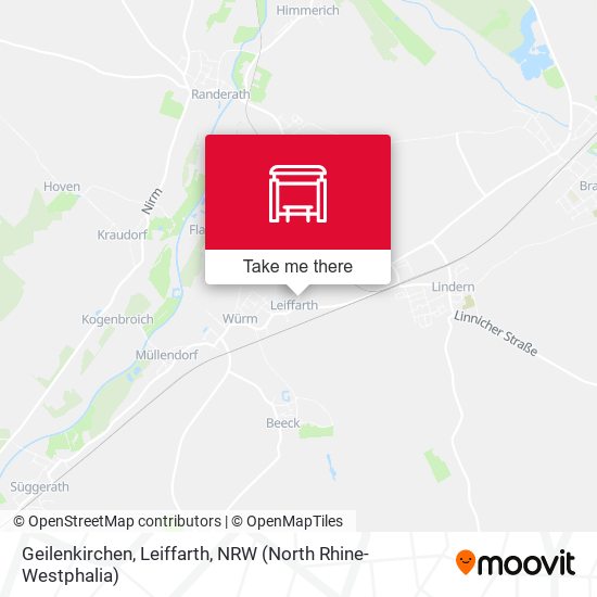 Geilenkirchen, Leiffarth map