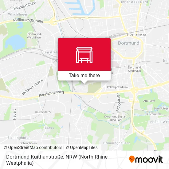 Dortmund Kuithanstraße map