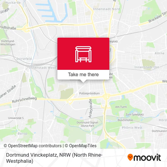 Карта Dortmund Vinckeplatz