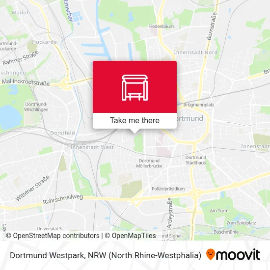 Dortmund Westpark map
