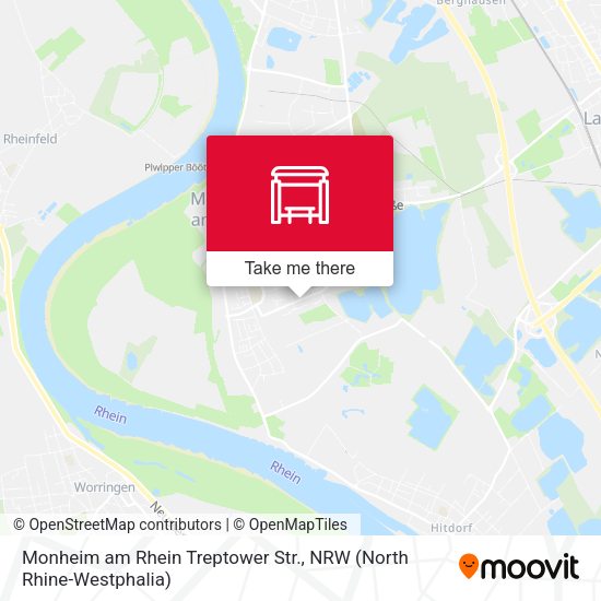 Карта Monheim am Rhein Treptower Str.