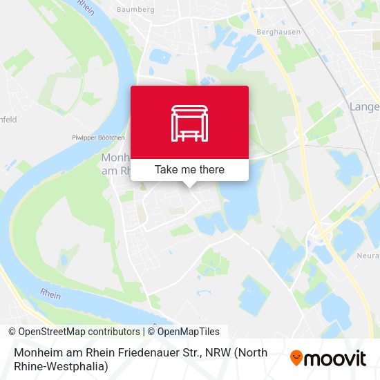 Карта Monheim am Rhein Friedenauer Str.