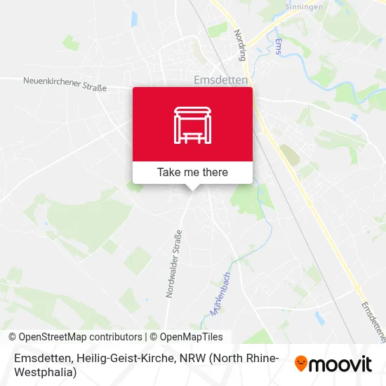 Emsdetten, Heilig-Geist-Kirche map