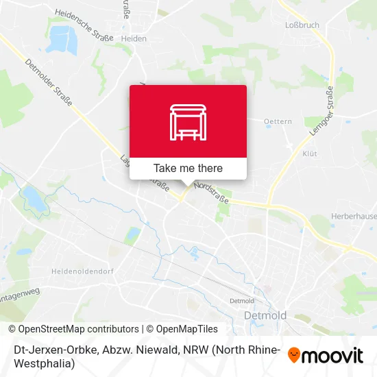 Карта Dt-Jerxen-Orbke, Abzw. Niewald