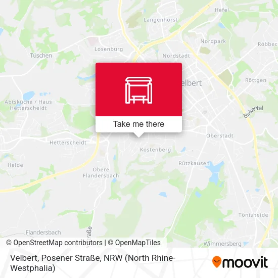 Карта Velbert, Posener Straße