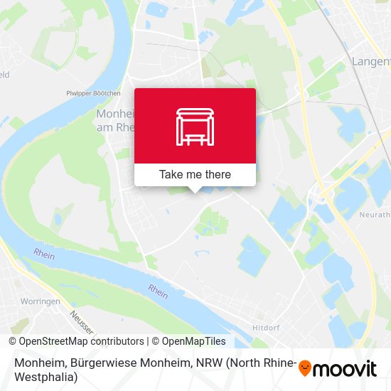 Карта Monheim, Bürgerwiese Monheim