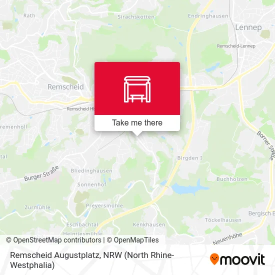 Карта Remscheid Augustplatz