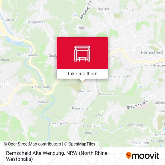 Карта Remscheid Alte Wendung