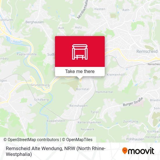 Карта Remscheid Alte Wendung