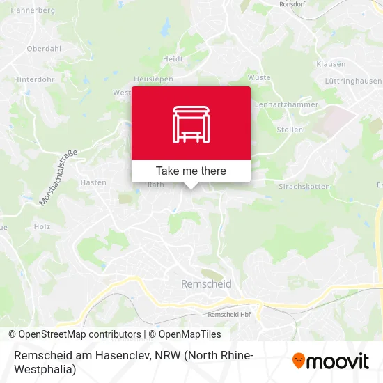 Карта Remscheid am Hasenclev