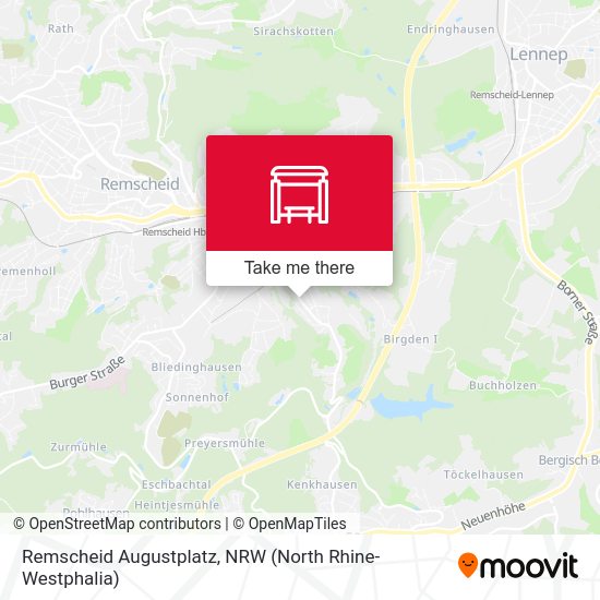 Карта Remscheid Augustplatz