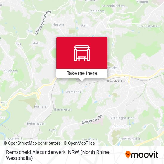 Карта Remscheid Alexanderwerk
