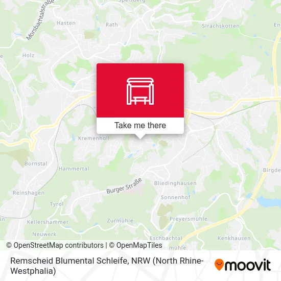 Карта Remscheid Blumental Schleife