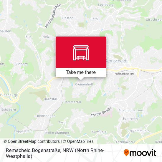 Карта Remscheid Bogenstraße
