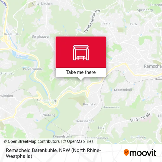 Карта Remscheid Bärenkuhle
