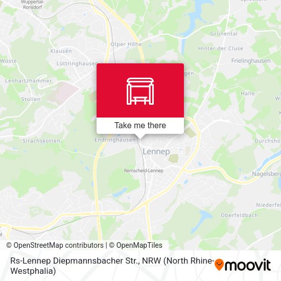 Карта Rs-Lennep Diepmannsbacher Str.