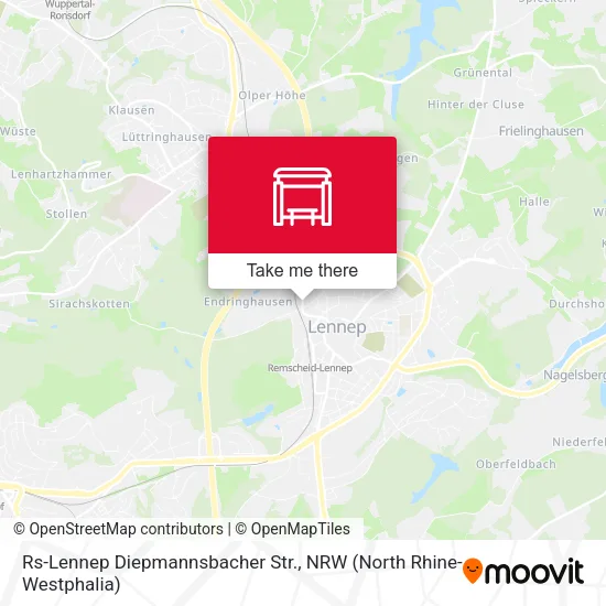 Карта Rs-Lennep Diepmannsbacher Str.