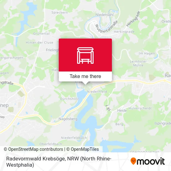 Карта Radevormwald Krebsöge
