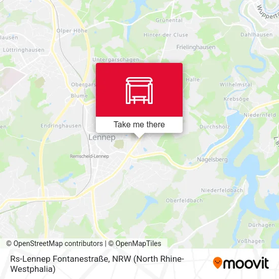 Карта Rs-Lennep Fontanestraße