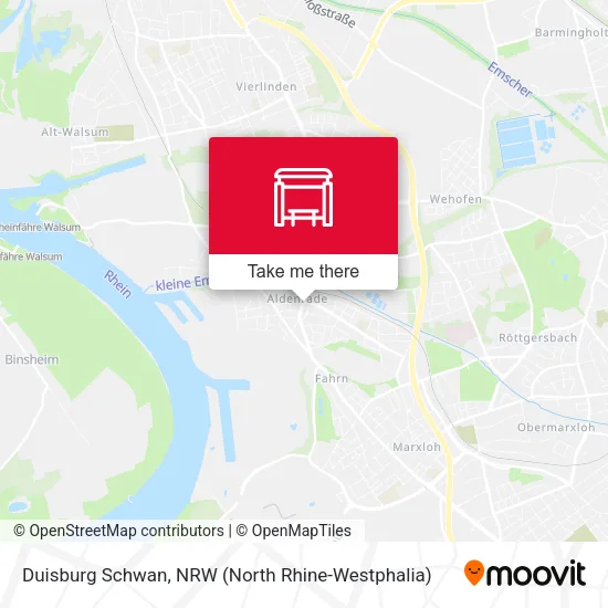 Карта Duisburg Schwan