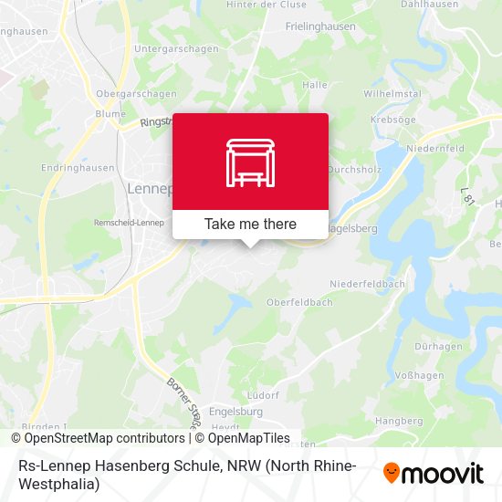 Карта Rs-Lennep Hasenberg Schule