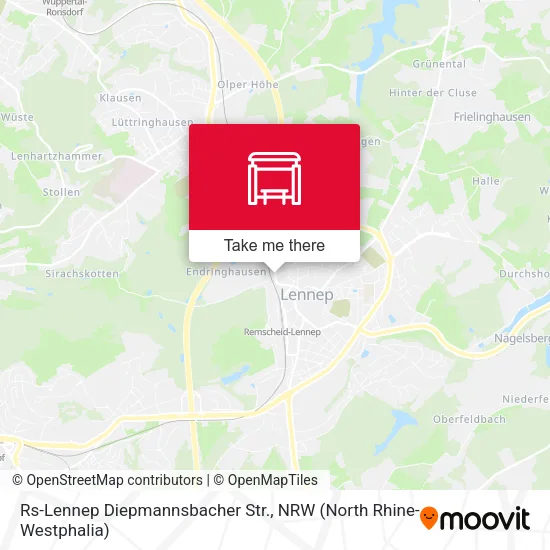Карта Rs-Lennep Diepmannsbacher Str.