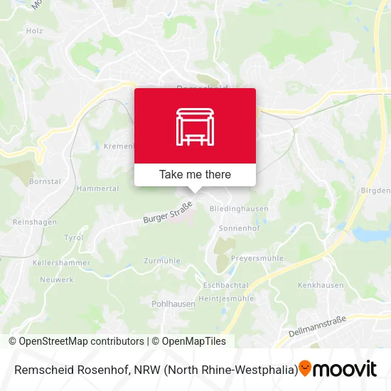 Карта Remscheid Rosenhof