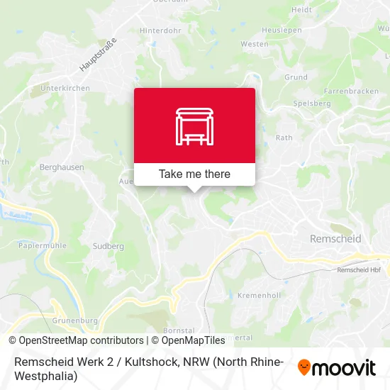 Remscheid Werk 2 / Kultshock map