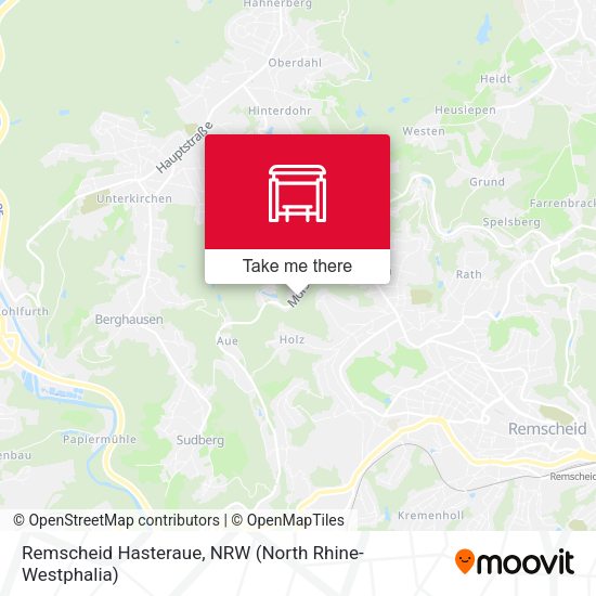 Карта Remscheid Hasteraue