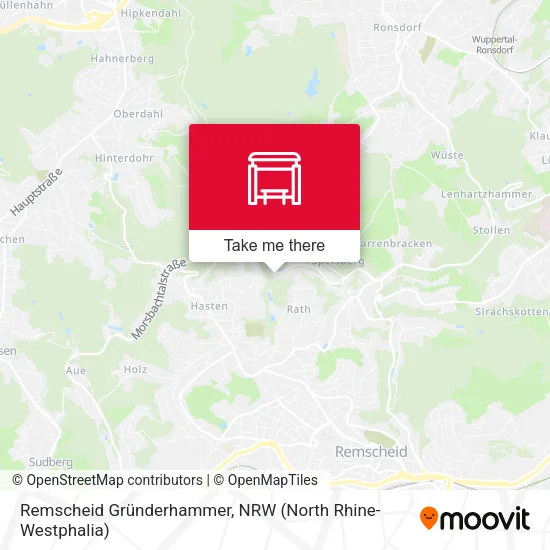 Карта Remscheid Gründerhammer