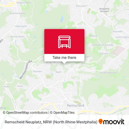 Карта Remscheid Neuplatz