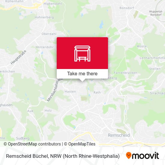Карта Remscheid Büchel