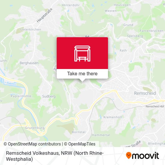 Карта Remscheid Volkeshaus