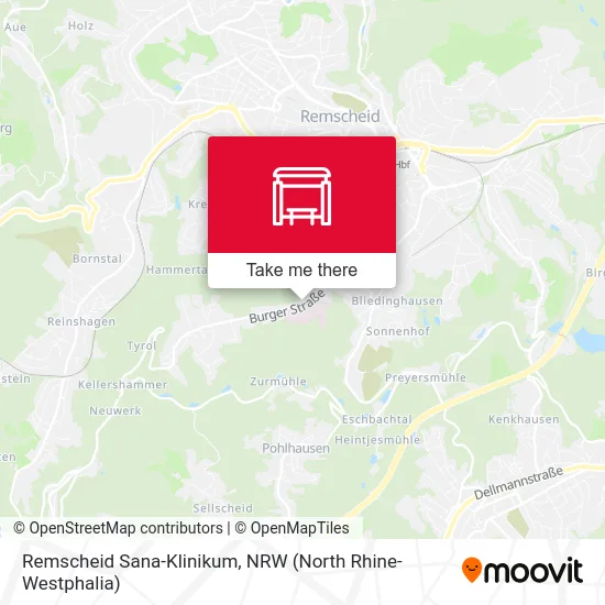 Remscheid Sana-Klinikum map