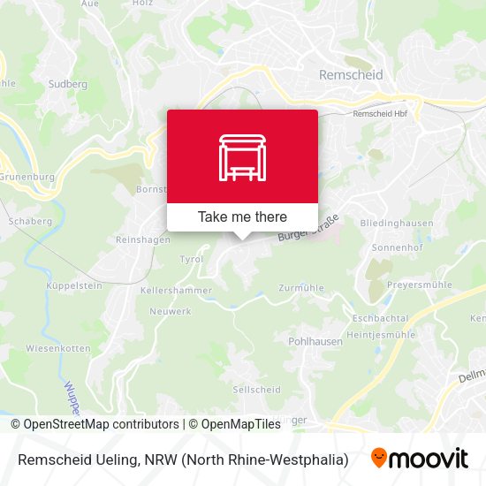 Карта Remscheid Ueling