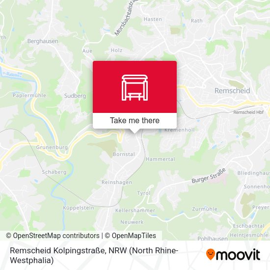 Карта Remscheid Kolpingstraße