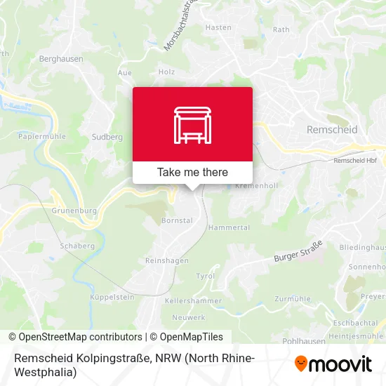 Карта Remscheid Kolpingstraße