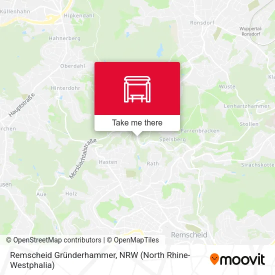 Карта Remscheid Gründerhammer