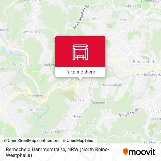 Карта Remscheid Hammerstraße