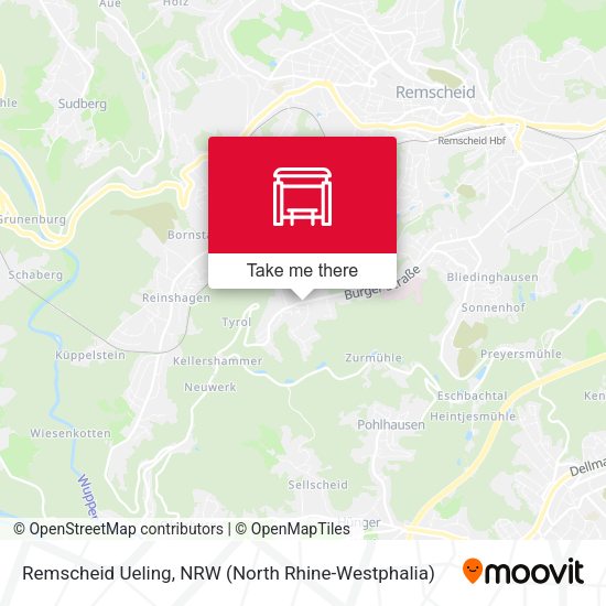 Карта Remscheid Ueling