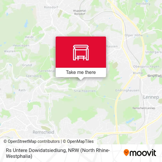Карта Rs Untere Dowidatsiedlung