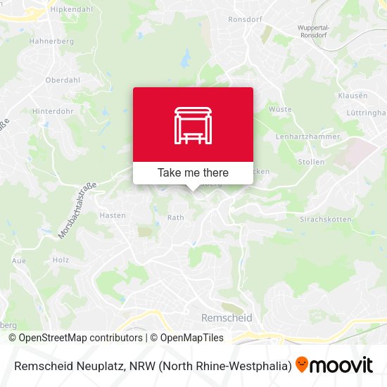 Карта Remscheid Neuplatz