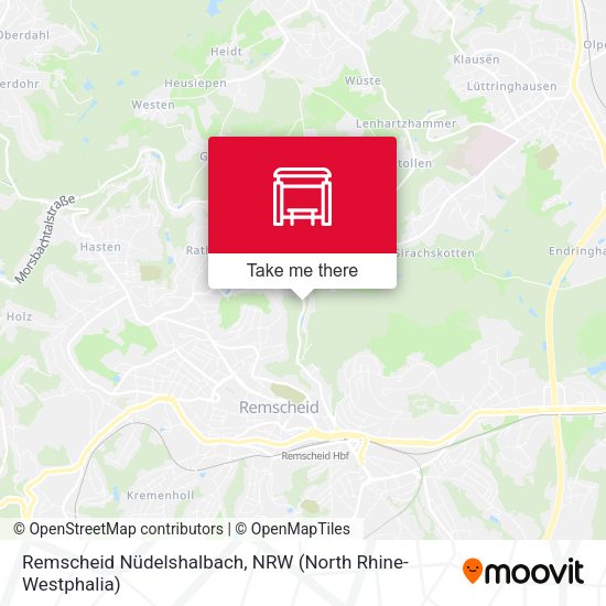 Карта Remscheid Nüdelshalbach