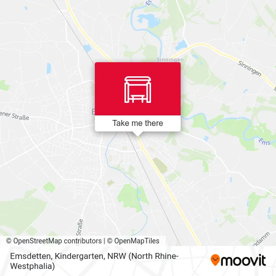 Emsdetten, Kindergarten map