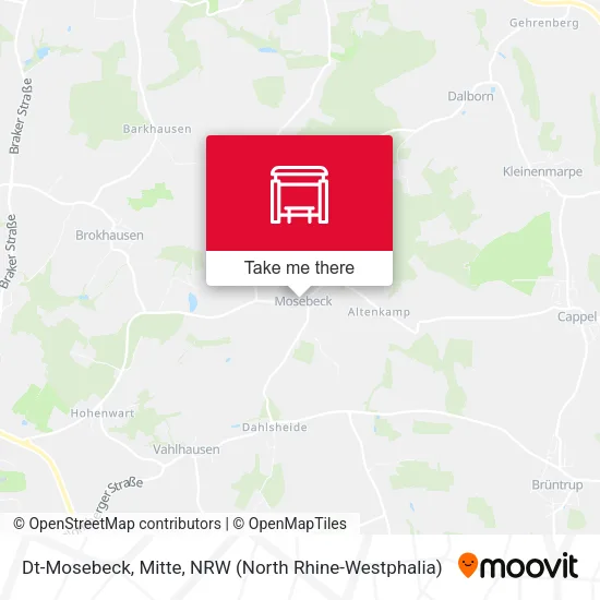 Карта Dt-Mosebeck, Mitte