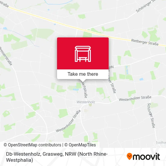 Db-Westenholz, Grasweg map