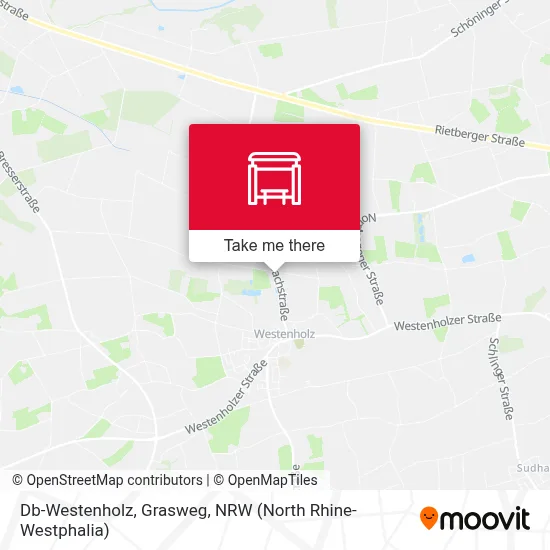 Db-Westenholz, Grasweg map