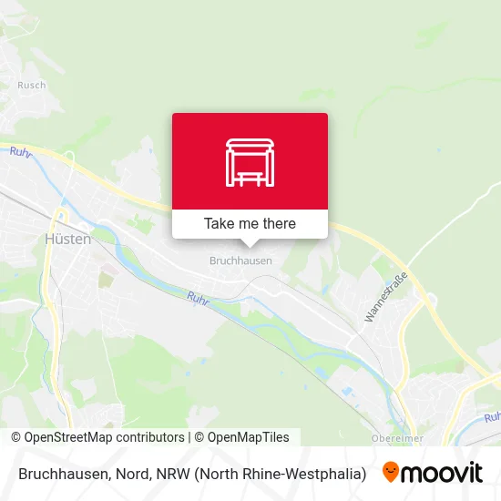 Bruchhausen, Nord map