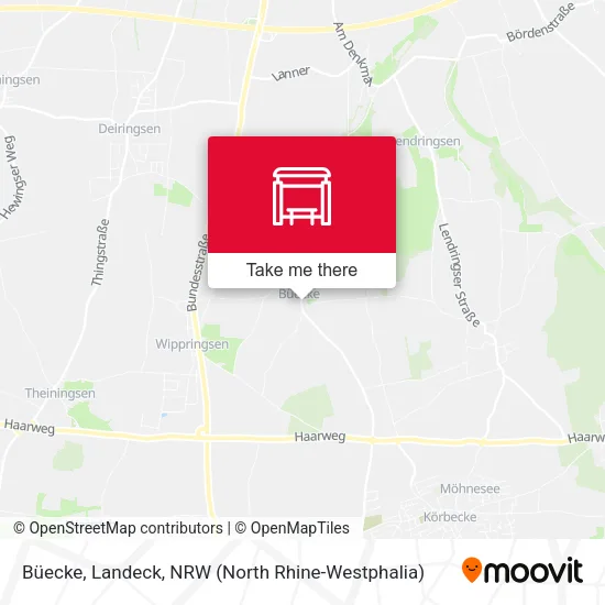 Карта Büecke, Landeck